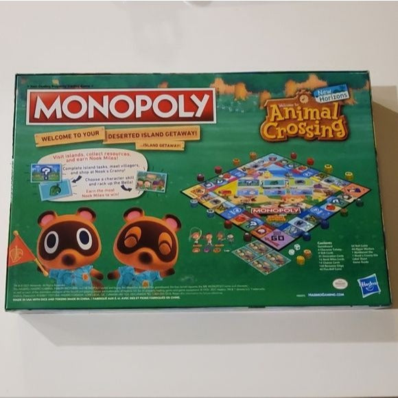 Monopoly Welcome to Animal Crossing New Horizons Game NWT