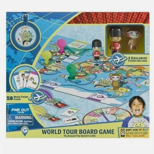 Ryan's World World Tour Board Game NWT